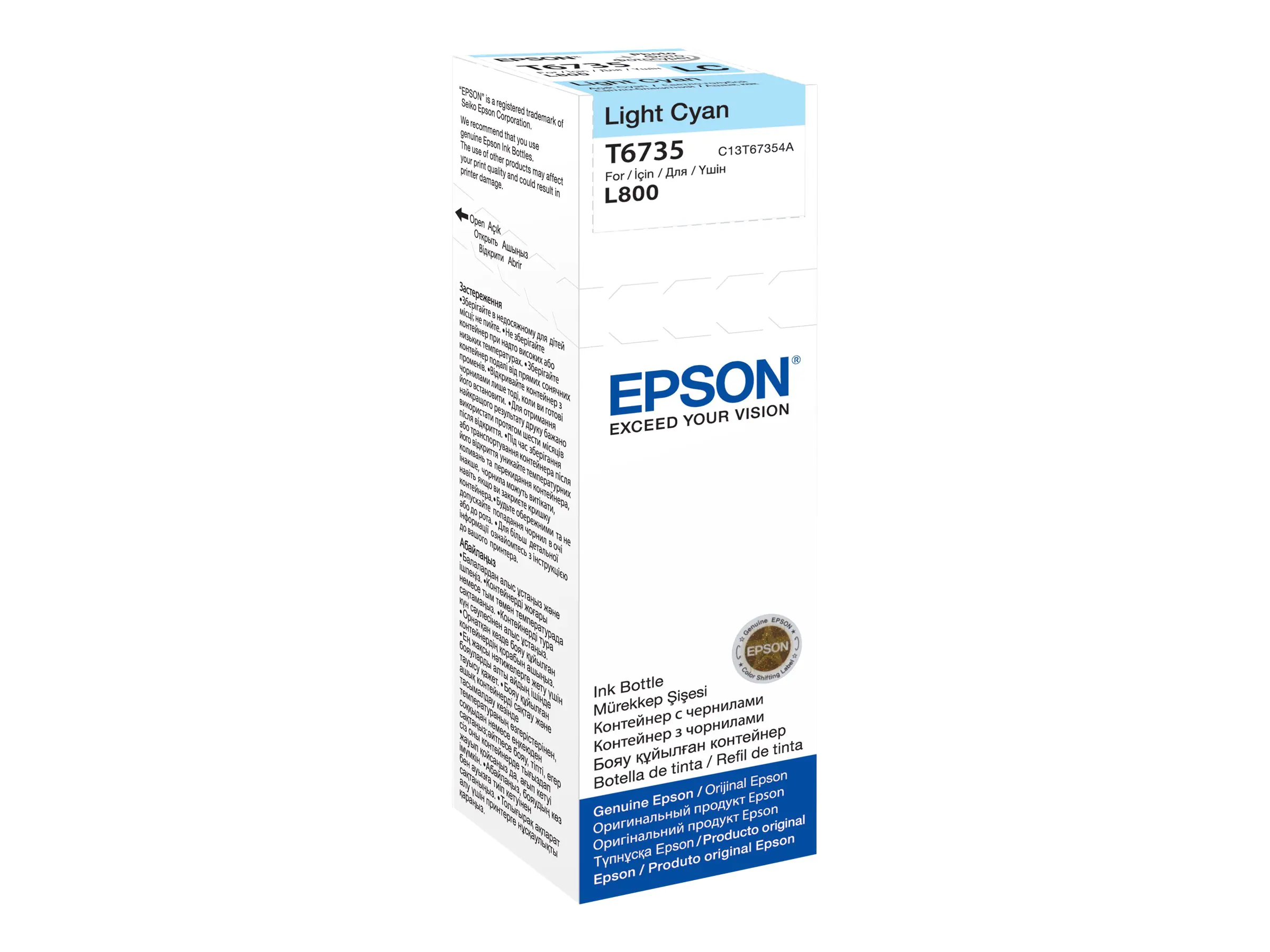 Epson T6735 - 70 ml - hell Cyan - original C13T67354A