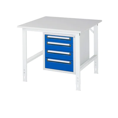 RAU Arbeitstisch Tom 1.000 x 760-1.080 x 1.000 mm (B x H x T)