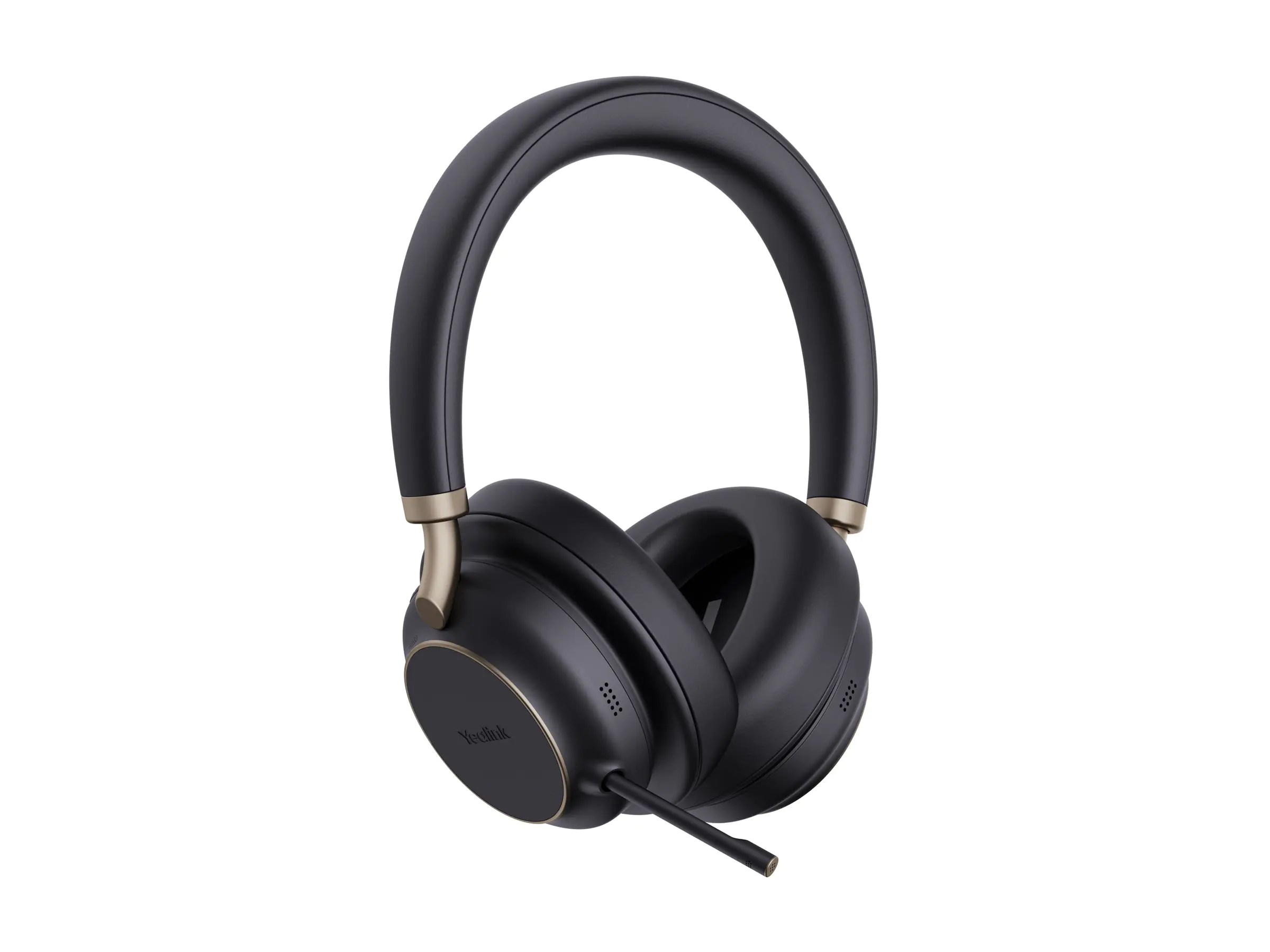 Yealink BH76 Plus - Headset - On-Ear / Fullsize - Bluetooth - kabellos - aktive Rauschunterdrückung - Adapter USB-A via Bluetooth - Schwarz - Zertifiziert für Microsoft Teams