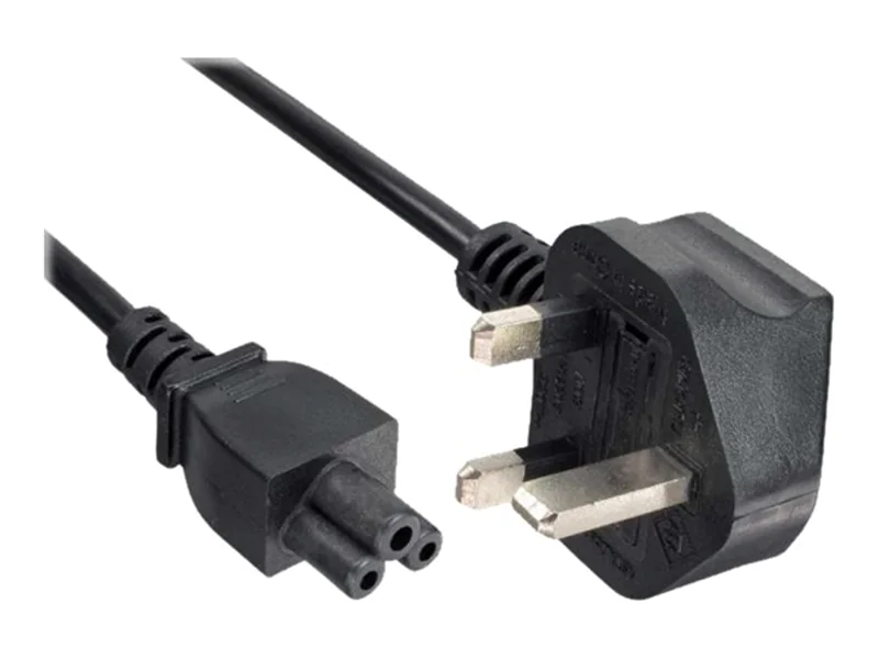 InLine Netzkabel für Notebook - England - 3pol Kupplung - 2m 16656E