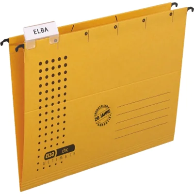 ELBA Hängemappe chic ULTIMATE 100552087 DIN A4 Karton gelb ELBA Hängemappe chic ULTIMATE 100552087 DIN A4 Karton gelb