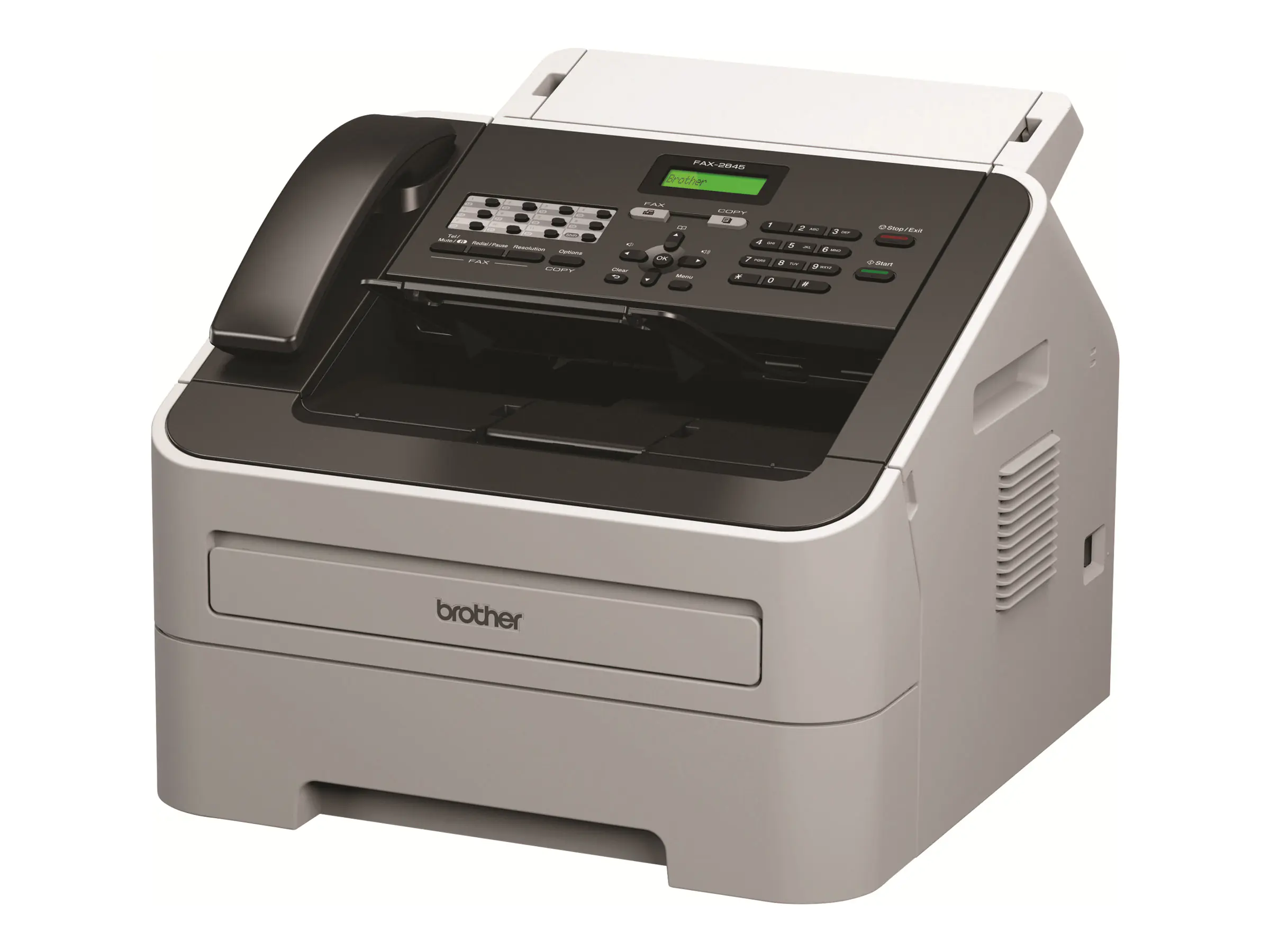 Brother FAX-2845 - Faxgerät / Kopierer - s/w - Laser - 216 x 406.4 mm (Medien) - 250 Blatt - 33.6 Kbps