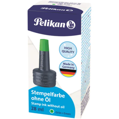 Pelikan Stempelfarbe 4K 351239 ohne Öl 28ml grün Pelikan Stempelfarbe 4K 351239 ohne Öl 28ml grün