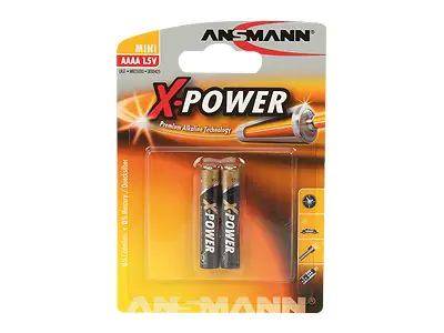 ANSMANN X-POWER Mini AAAA - Batterie 2 x AAAA - Alkalisch ANSMANN X-POWER Mini AAAA - Batterie 2 x AAAA - Alkalisch