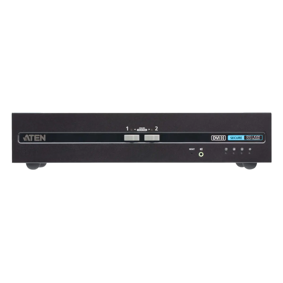 ATEN CS1142D4 USB 4K DVI Secure KVM - KVM -Umschalter - 2-Port