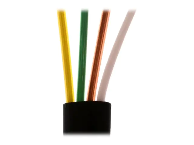 Shiverpeaks - Telefonkabel in Meterware - 100 m - flach - Schwarz - für P/N: 014864