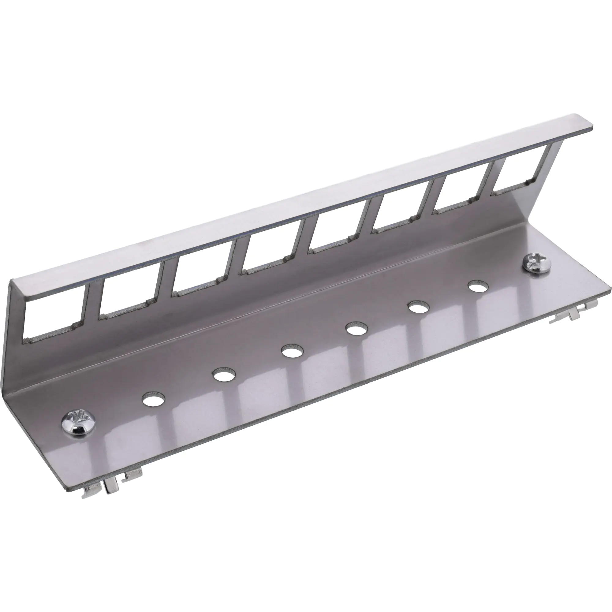 InLine Keystone SNAP-In Metall-Modulhalter - 8-fach für Hutschiene