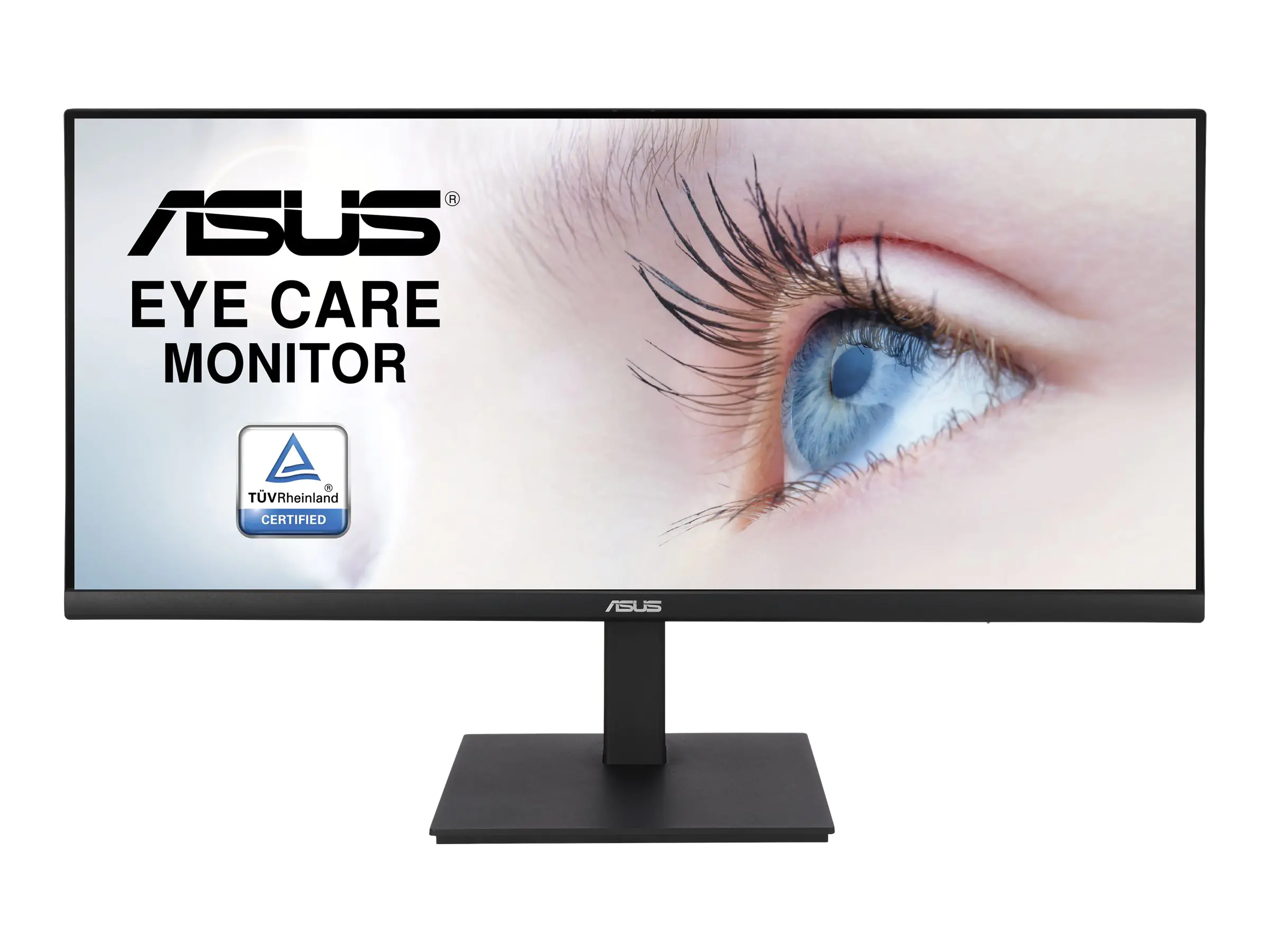 ASUS VP349CGL - LED-Monitor - 86.4 cm (34") - 3440 x 1440 UWQHD @ 100 Hz - IPS - 300 cd/m² - 1000:1 - HDR10 - 1 ms - HDMI, DisplayPort, USB-C - Lautsprecher
