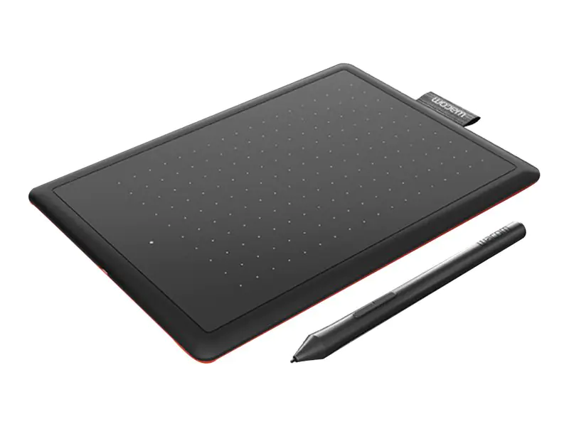 One by Wacom Small - Digitalisierer - rechts- und linkshändig - 15.2 x 9.5 cm - elektromagnetisch - kabelgebunden - USB - Schwarz, Rot One by Wacom Small - Digitalisierer - rechts- und linkshändig - 15.2 x 9.5 cm - elektromagnetisch - kabelgebunden - USB - Schwarz, Rot