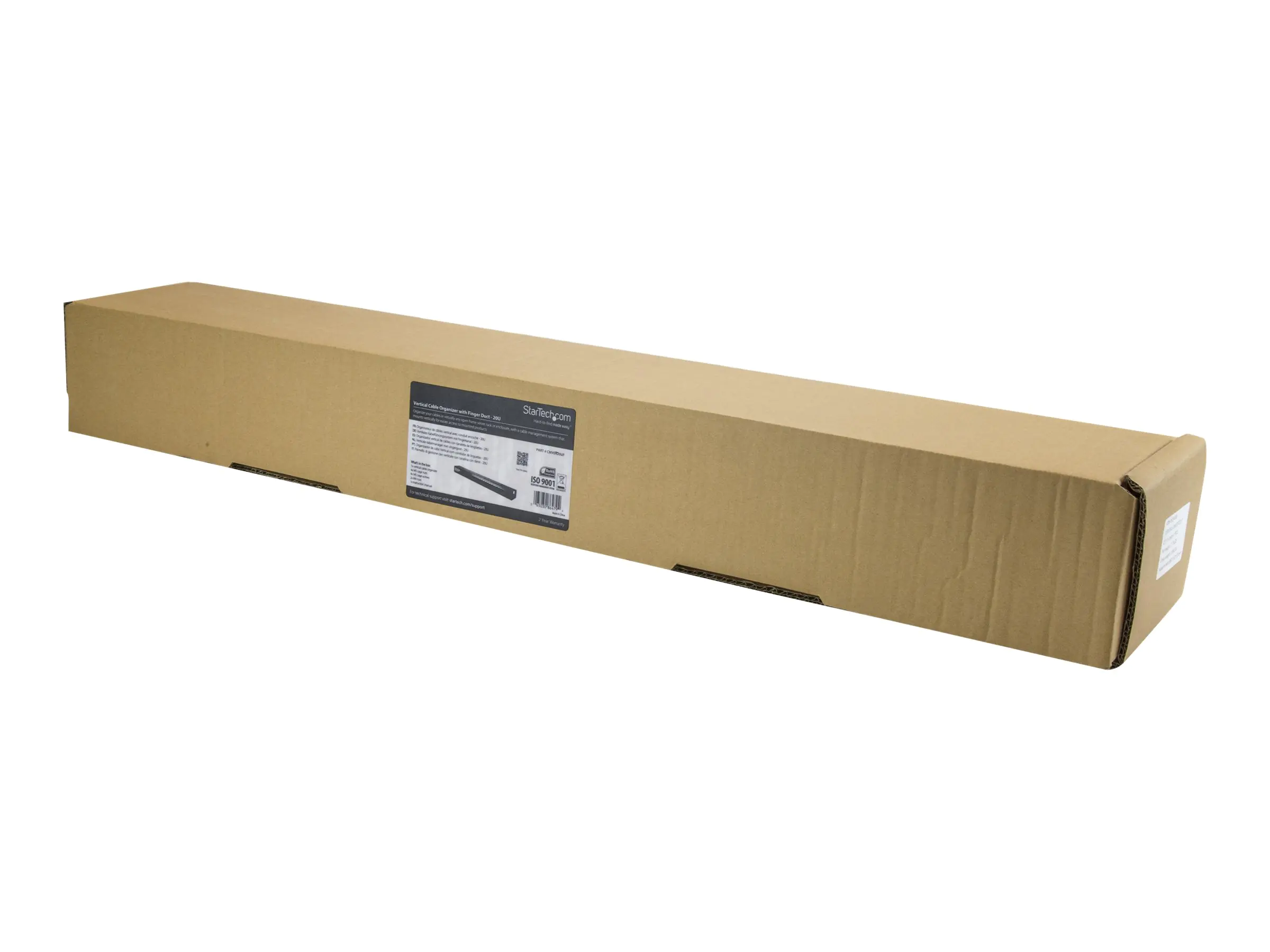 StarTech.com Vertikaler Kabelordner mit Finger Duct