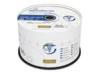 MediaRange Medical Line - 50 x CD-R - 700 MB (80 Min) 48x - weiß - mit Tintenstrahldrucker bedruckbare Oberfläche - Spindel