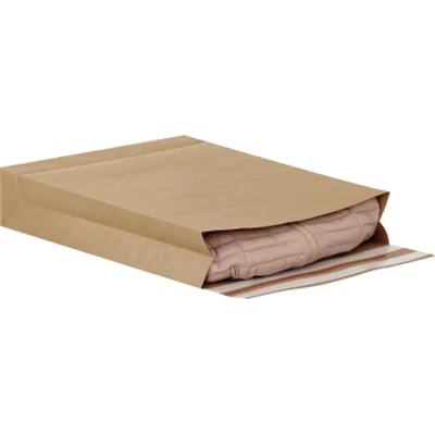 e-Green Faltentasche 350 x 450 mm (B x H) ohne Fenster 120g/m² mit Haftklebung Kraftpapier braun 200 St./Pack.