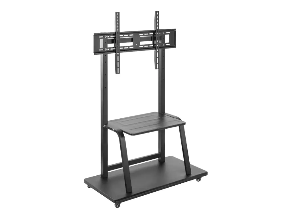 Gembird TVS-100F-01 - Wagen - für TV - Stahl - Schwarz - Bildschirmgröße: 93.98-254 cm (37"-100")