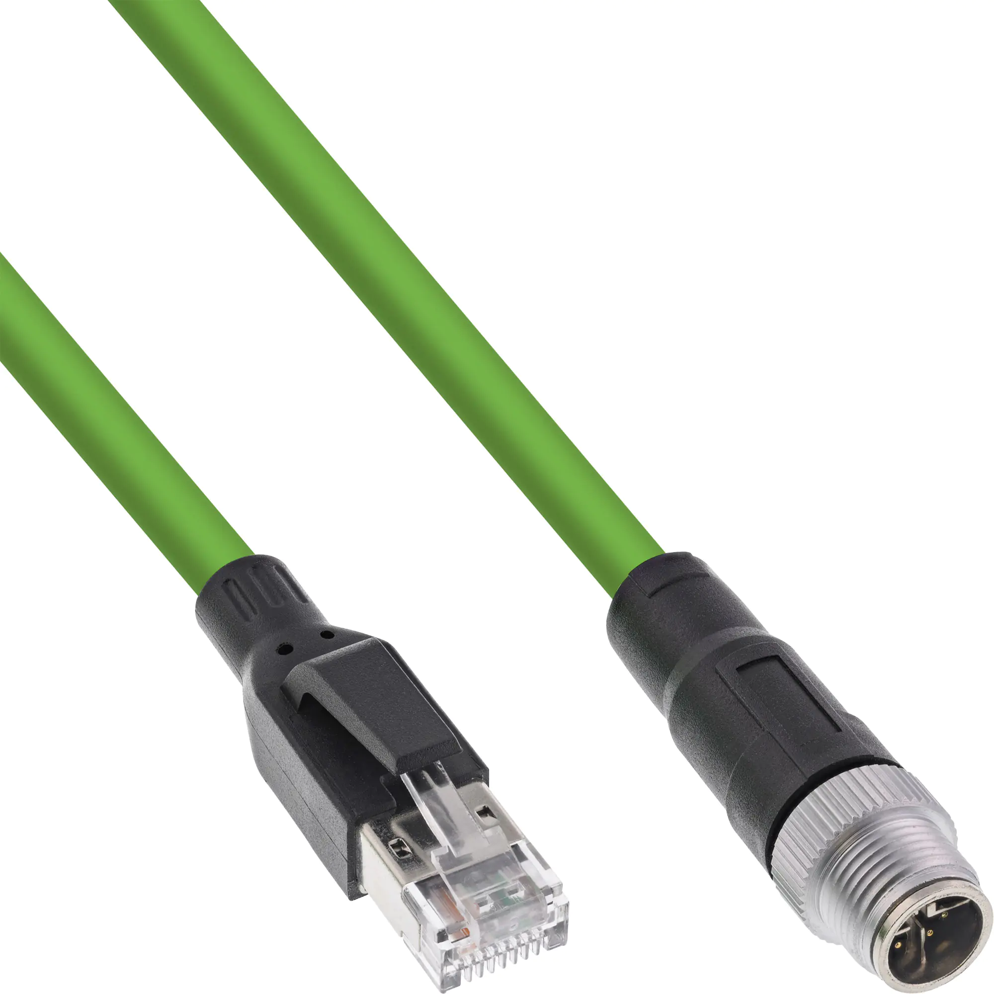 InLine Industrie Netzwerkkabel - M12 8-pin X-kodiert St. zu RJ45 St. - Cat.6A 20m InLine Industrie Netzwerkkabel - M12 8-pin X-kodiert St. zu RJ45 St. - Cat.6A 20m
