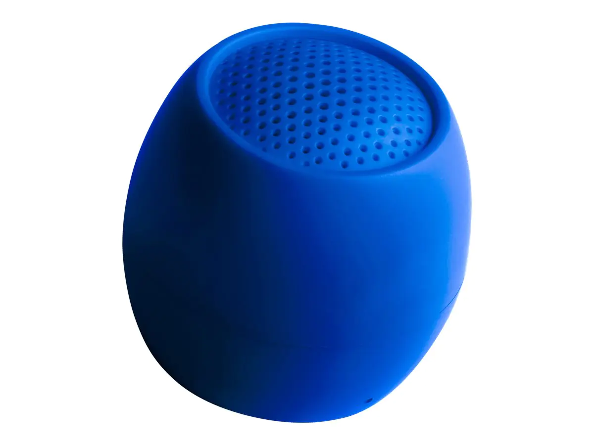 Boompods Zero Bluetooth Lautsprecher Freisprechfunktion stoßfest Wasserfest Blau - Lautsprecher - Stossgeschützt