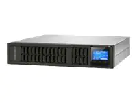 PowerWalker VFI 3000 CRS - USV (in Rack montierbar/extern) - 2400 Watt - 3000 VA - ohne Batterie - RS-232, USB - Ausgangsanschlüsse: 4 - 2U - 48.3 cm (19")