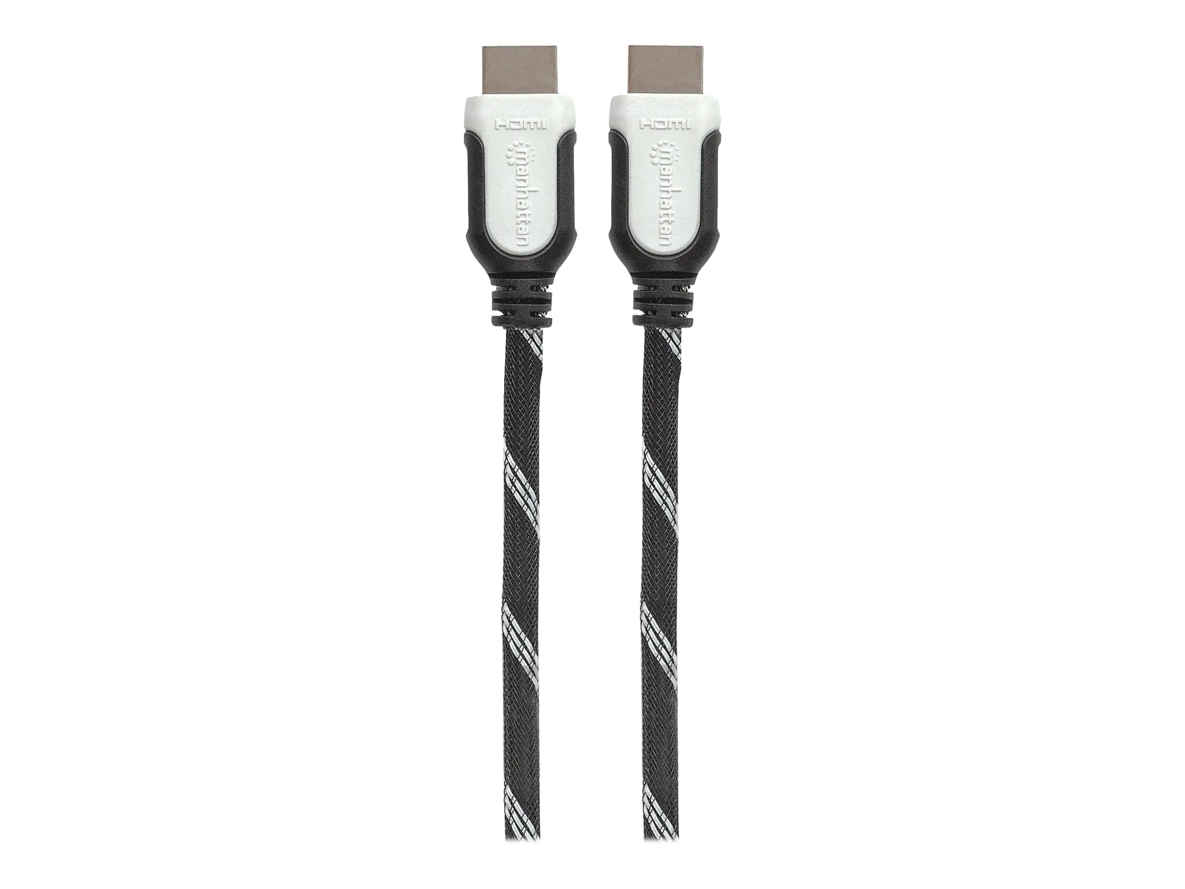 Manhattan HDMI Braided Cable with Ethernet, 4K@60Hz (Premium High Speed)