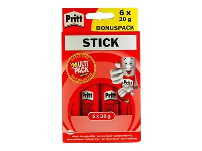 Pritt Klebestift PS6BF 22g Kunststoffhülse 6 St./Pack.