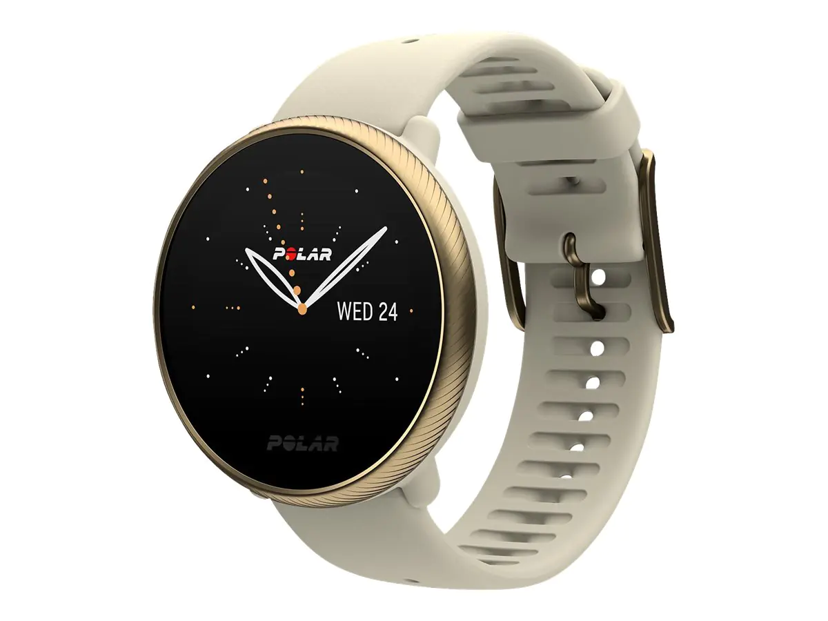 POLAR Ignite 2 - Champagne Gold - Sportuhr mit Band - Silikon - Champagner - Bandgröße: S/L - Bluetooth - 35 g