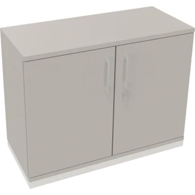 Flügeltürenschrank 2OH B1000xT442xH781 ws/Lichtgrau Flügeltürenschrank 2OH B1000xT442xH781 ws/Lichtgrau