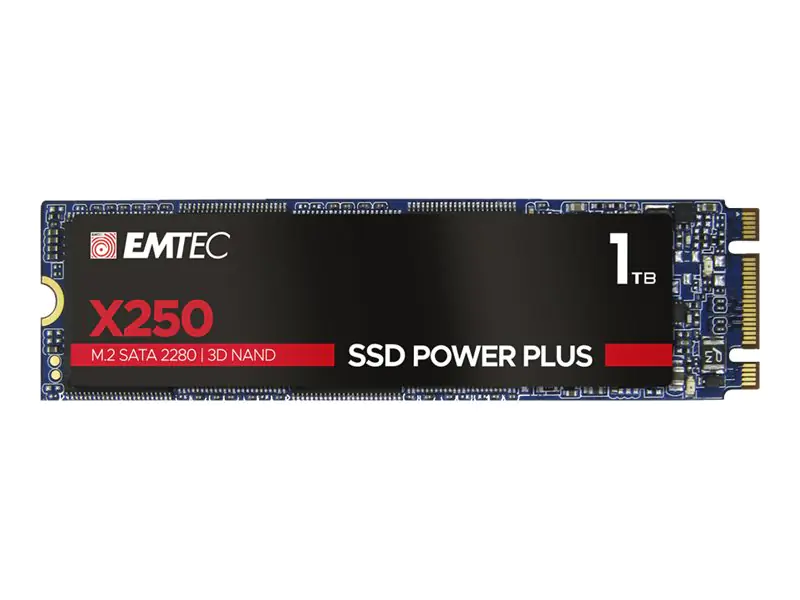 EMTEC SSD Power Plus X250 - SSD - 1 TB - intern - M.2 2280 - SATA 6Gb/s