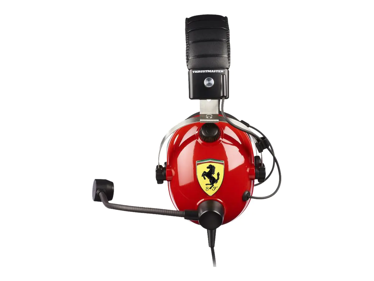 ThrustMaster T.Racing Scuderia - Ferrari Edition - Headset - ohrumschließend - kabelgebunden - 3,5 mm Stecker - Geräuschisolierung - für Xbox One