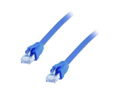 equip - Patch-Kabel - RJ-45 (M) zu RJ-45 (M) - 5 m - S/FTP - CAT 8.1 - halogenfrei - Blau