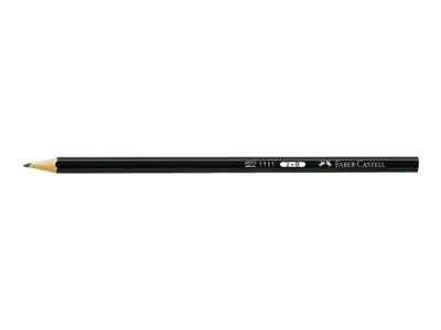 Faber-Castell Bleistift 111101 Sechseckform B schwarz