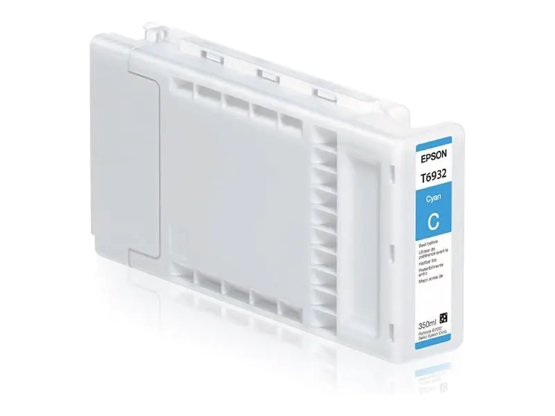 Epson T6932 - 350 ml - Cyan - original - Tintenpatrone - für SureColor SC-T3000, SC-T3000 POS, SC-T5000, SC-T5000 POS, SC-T5200, SC-T7000 POS