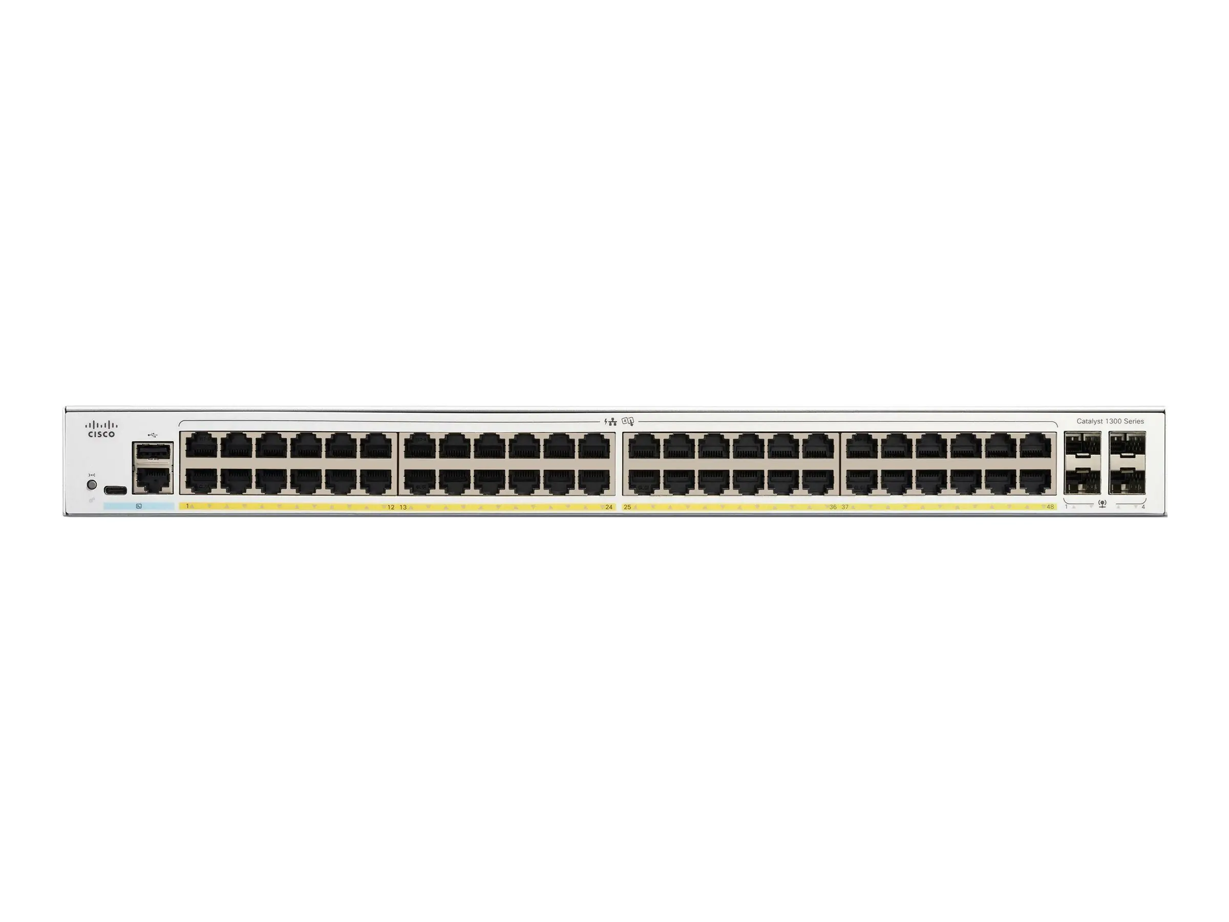 Cisco Catalyst 1300-48P-4G - Switch - L3 - managed - 48 x 10/100/1000 (PoE+) C1300-48P-4G