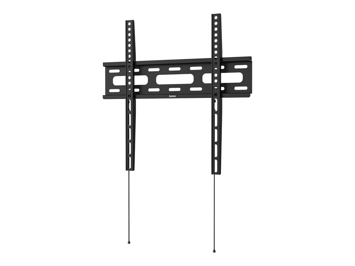 Hama Befestigungskit (Wandbefestigung) - fest - für LCD-Display - Stahl - Schwarz -