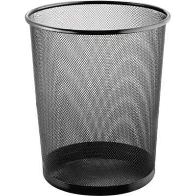 helit Papierkorb Mesh H2518595 26,5x28cm 15l rund Metall schwarz helit Papierkorb Mesh H2518595 26,5x28cm 15l rund Metall schwarz