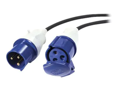 APC Modular IT Power Distribution Cable Extender - Spannungsversorgungs-Verlängerungskabel - IEC 60309 16A (M) zu IEC 60309 16A (W) - Wechselstrom 230 V - 9.6 m - für P/N: SY16K48H-PDNB, SY32K48H-PDNB, SY48K48H-PDNB, SY64K96H-NB, SY96K160H-NB, SY96K96H-NB