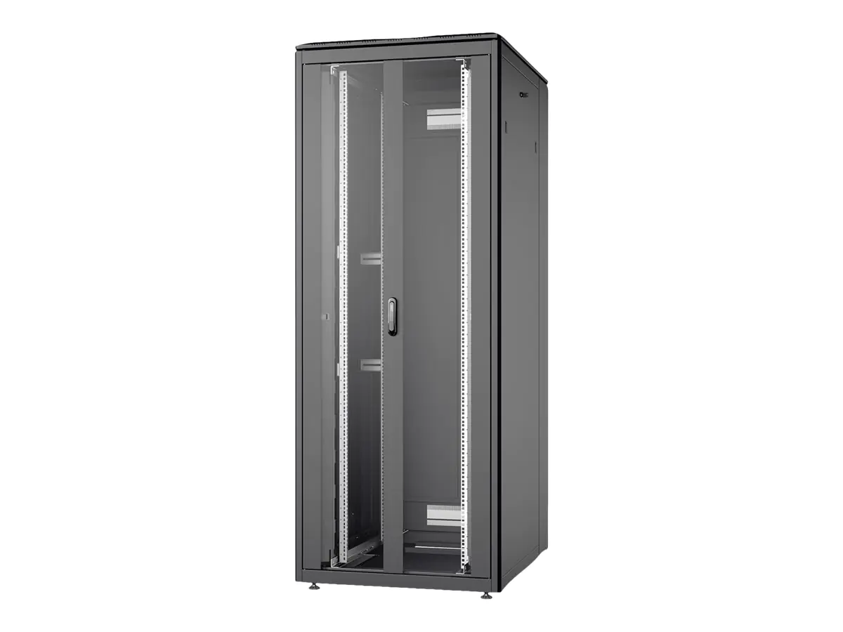Digitus Unique Series - Schrank Netzwerkschrank - 800 x 1000 mm (B x T) - Schwarz, RAL 9005 - 42HE - 48.3 cm (19")