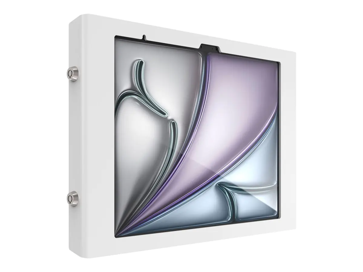 Compulocks iPad Air M2 & M3 13", Apex Secured Enclosure Wall Mount - White - Gehäuse - für Tablett - Glasbefestigung, Raum - verriegelbar - hochwertiges Aluminium - weiß - Bildschirmgröße: 33.02 cm (13") 13APXW