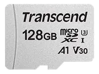 Transcend 300S - Flash-Speicherkarte (Adapter inbegriffen) - 128 GB - A1 / Video Class V30 / UHS-I U3 - microSDXC Transcend 300S - Flash-Speicherkarte (Adapter inbegriffen) - 128 GB - A1 / Video Class V30 / UHS-I U3 - microSDXC