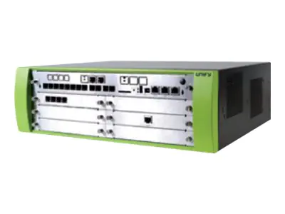 Unify OpenScape Business X5R - PBX-Basischassis - Rack montierbar - Grau, grün - 3.5U - für Business X5R