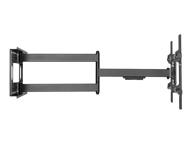 LogiLink - Befestigungskit (Wandmontage) - Voll beweglich - für LCD-TV / gekrümmter LCD-TV - Stahl - Schwarz - Bildschirmgröße: 109-203 cm (43"-80")