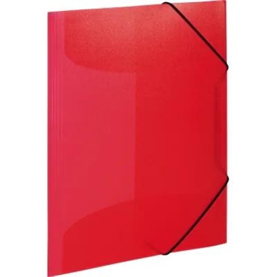 HERMA Sammelmappe DIN A4 Polypropylen rot transluzent 3 St./Pack.