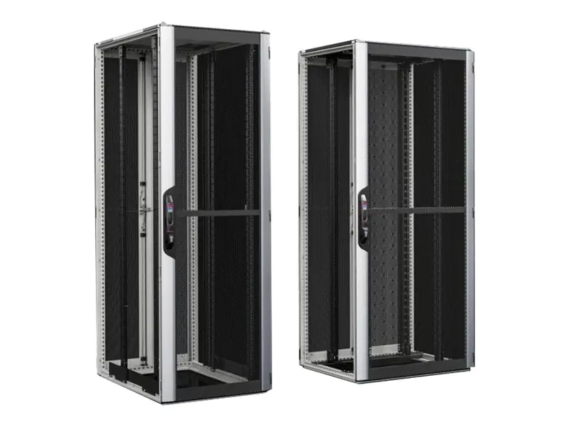 Rittal VX IT - Schrank Netzwerkschrank - Silber, RAL 7035, RAL 9005 - 42HE - 48.3 cm (19")