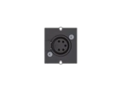Bachmann Custom Module 1 x XLR socket - Modulares Faceplate-Snap-In - XLR (5-polig) - Schwarz