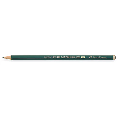 Faber-Castell Bleistift CASTELL 9000 119002 2B dunkelgrün Faber-Castell Bleistift CASTELL 9000 119002 2B dunkelgrün