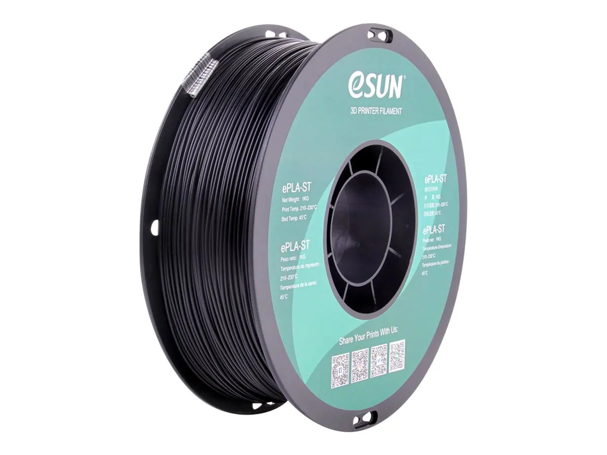 Esun - Schwarz - 1 kg - vakuumversiegelter Beutel - ePLA-ST filament (3D)