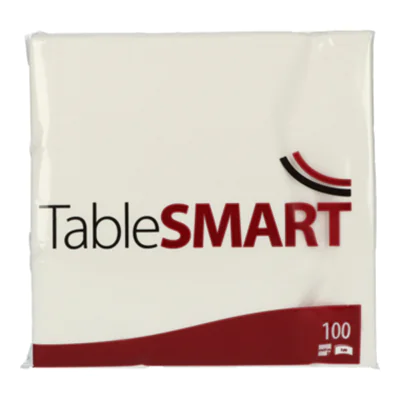 TableSMART Servietten 33 x 33 cm (B x L) weiß 100 St./Pack. TableSMART Servietten 33 x 33 cm (B x L) weiß 100 St./Pack.