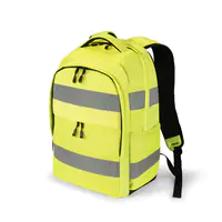 DICOTA Hi-Vis - Rucksack - 25 Liter - Thermoplastisches Polyurethan (TPU), 600D RPET - Gelb