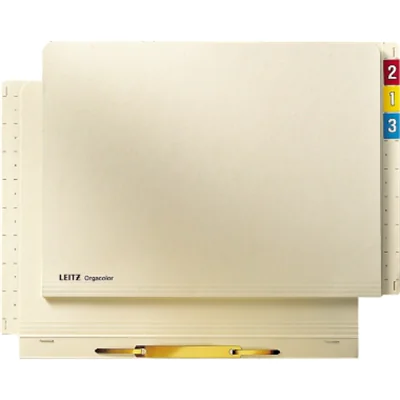 Leitz Einstellhefter Orgacolor 24420011 DIN A4 RC chamois Leitz Einstellhefter Orgacolor 24420011 DIN A4 RC chamois