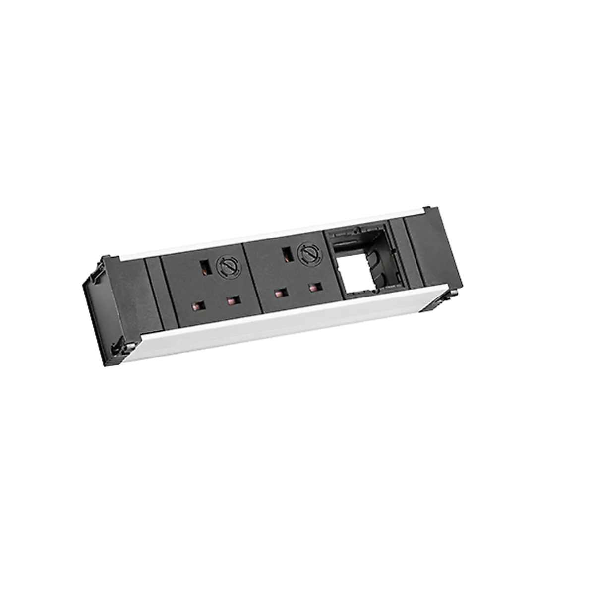 Bachmann 912.045, 0,1 m, Aluminium, Schwarz, Grau, 2 AC-Ausgänge, 217 mm, 1 Stück(e)