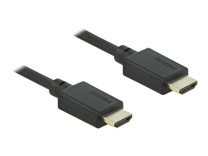 Delock - Ultra High Speed - HDMI-Kabel - HDMI männlich zu HDMI männlich - 2 m - Schwarz - 8K Unterstützung