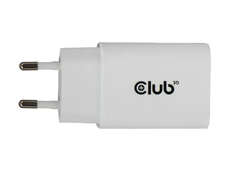 Club 3D USB-C® Ladegerät 30 Watt 2 Stück Weiß CAC-3020