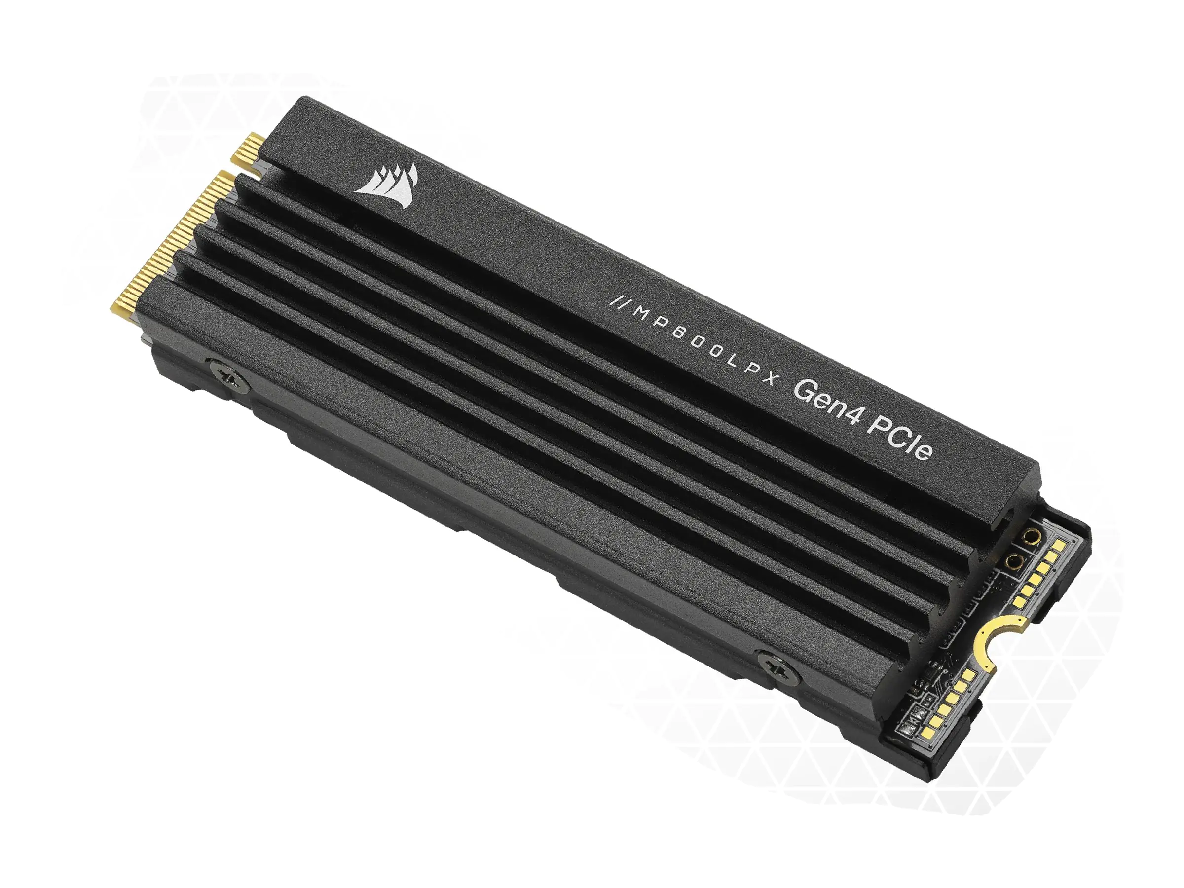 CORSAIR MP600 PRO LPX - SSD - 4 TB - intern - M.2 2280 - PCIe 4.0 x4 (NVMe) - 256-Bit-AES - integrierter Kühlkörper - für Sony PlayStation 5